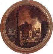 unknow artist The Destruction of troy oil painting artist